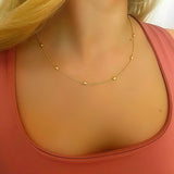 Gold Bead Necklace