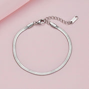 Silver Snakeskin Bracelet