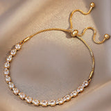 Gold Tennis Bracelet