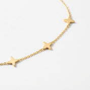 18ct Gold Plated Dainty Star Necklace
