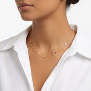 18ct Gold Plated Dainty Star Necklace
