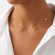 18ct Gold Plated Dainty Star Necklace