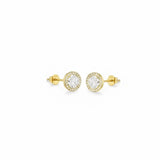 Lumière Halo Stud Earrings — Gold