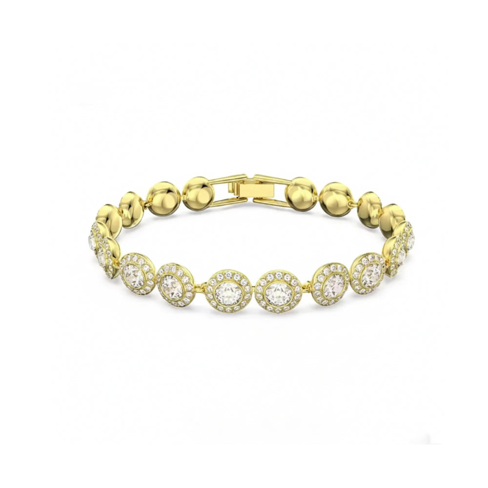 Lumière Halo Tennis Bracelet — Gold