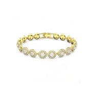 Lumière Halo Tennis Bracelet — Gold