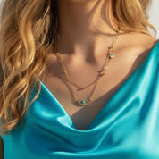 Evil Eye Layered Necklace