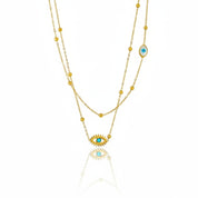 Evil Eye Layered Necklace