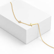 Dainty Gold Cross Necklace