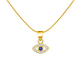 Gold Evil Eye Necklace