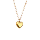 Heart Pearl Necklace