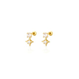 Sparkling Star Earrings