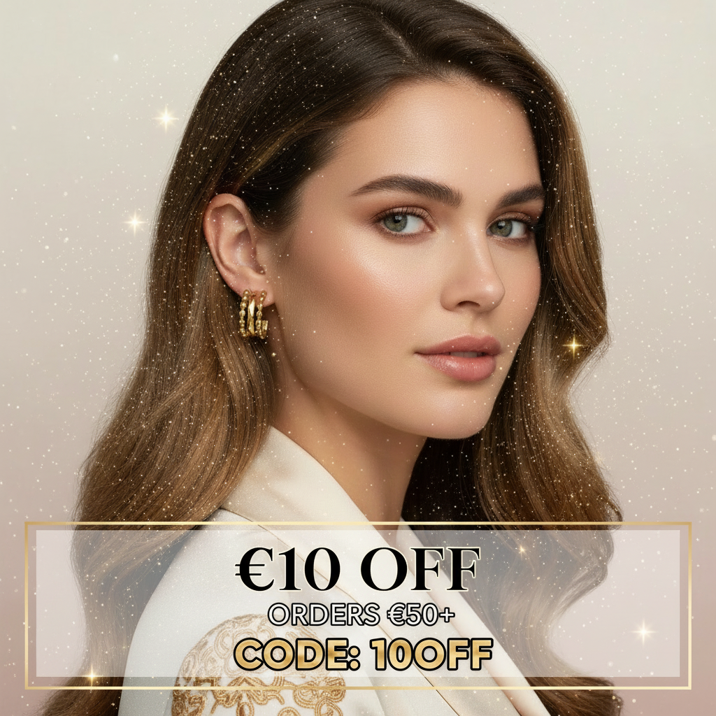 Elegant jewelry promo with stylish typography