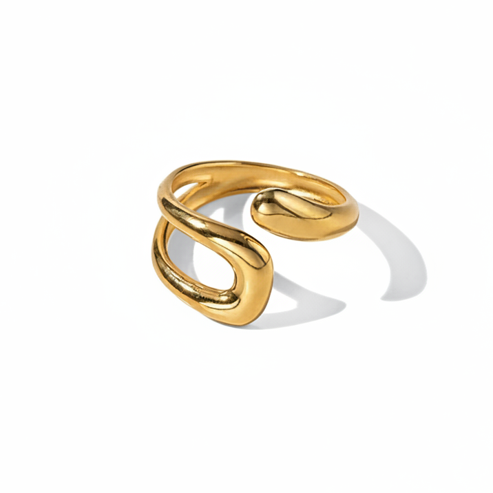 Gold Curve Ring