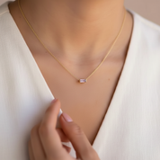 June Birthstone Necklace – Alexandrite