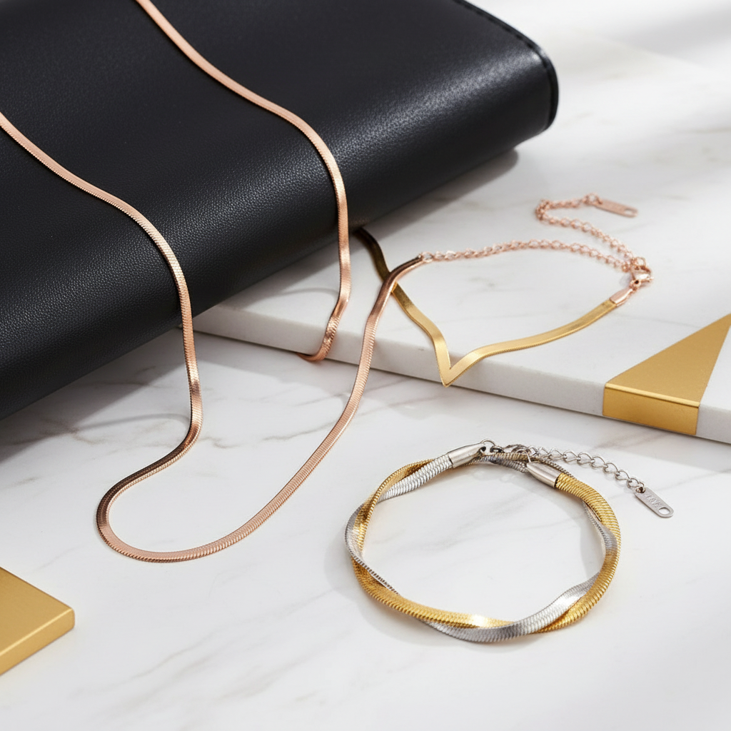 Snakeskin Bundle - Rose Gold Mix