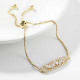 Geo Crystal Tennis Bracelet
