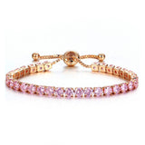 Pink Jewel Tennis Bracelet