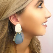 Teal Earrings