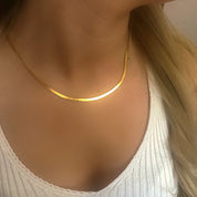 18K Gold Snakeskin Chain 