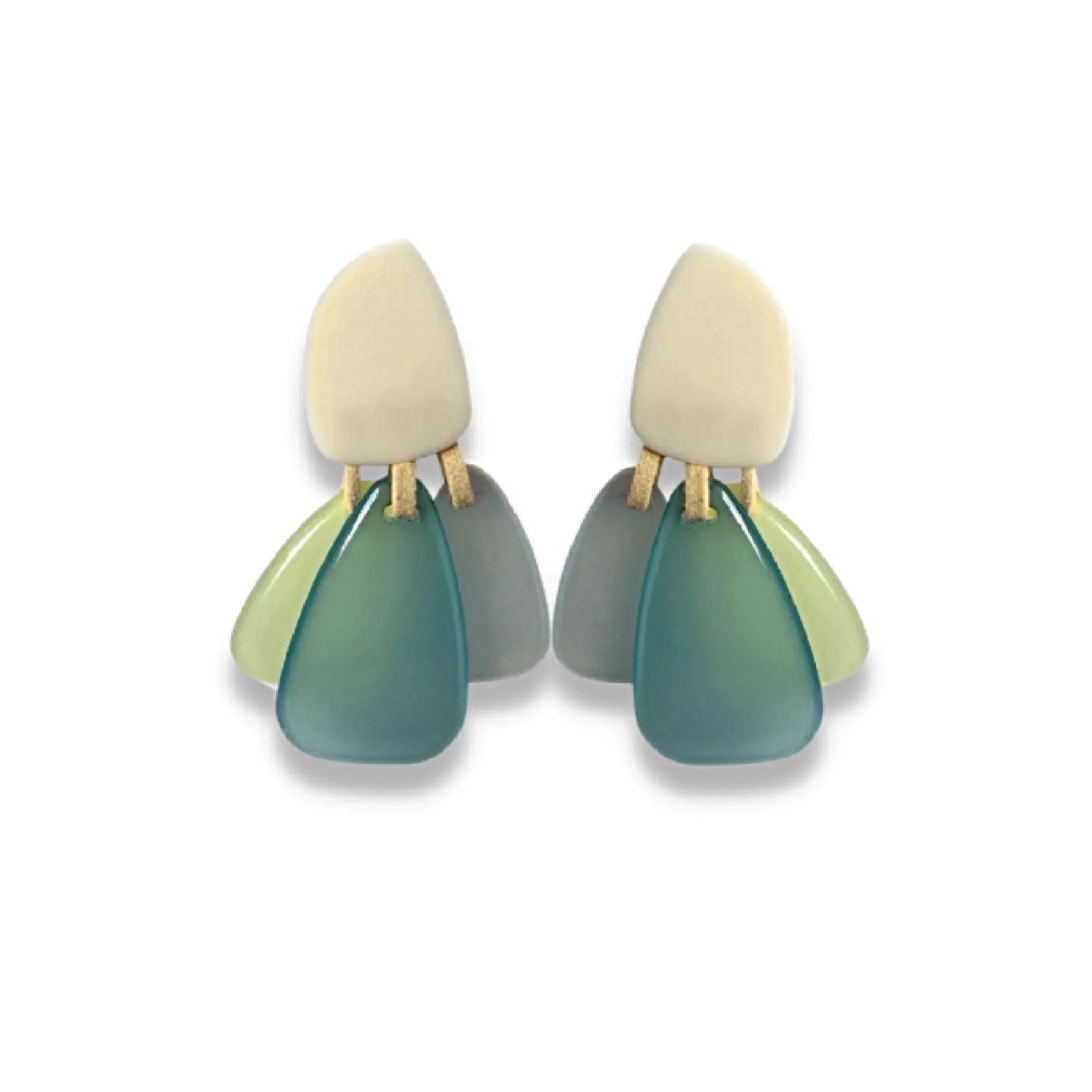 Teal Earrings