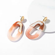 Brown ombré earrings 