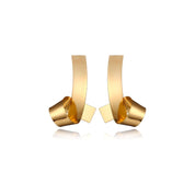 Gold knot earrings 