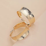 Large Chunky Hoop Earrings